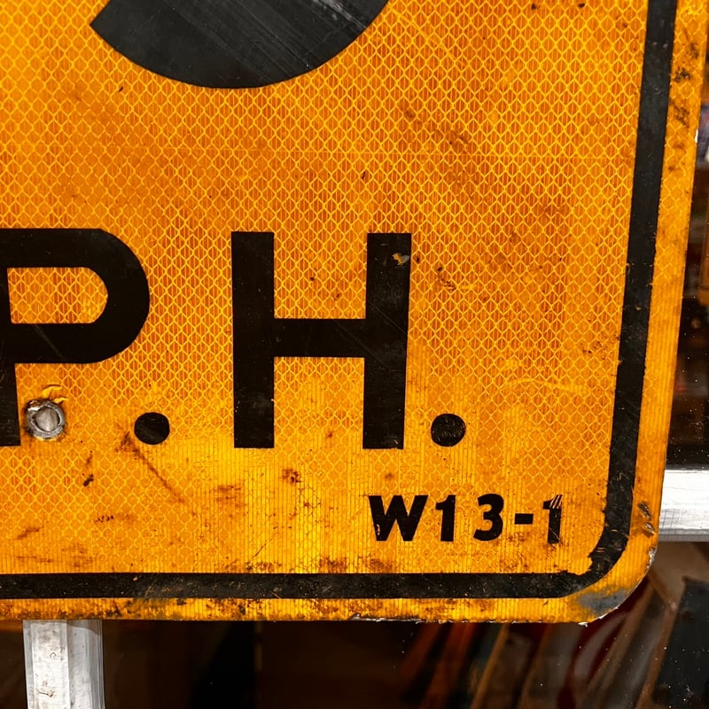 45M.P.H ヴィンテージ ロードサイン 道路標識 18-81-15 | BigBear O