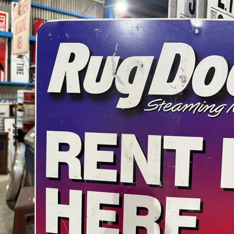 Vintage RugDoctor 両面看板 19-338
