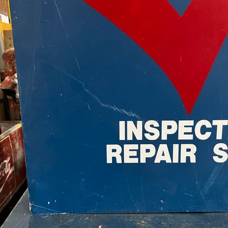 Vintage SMOG CHECK SIGN 17-293