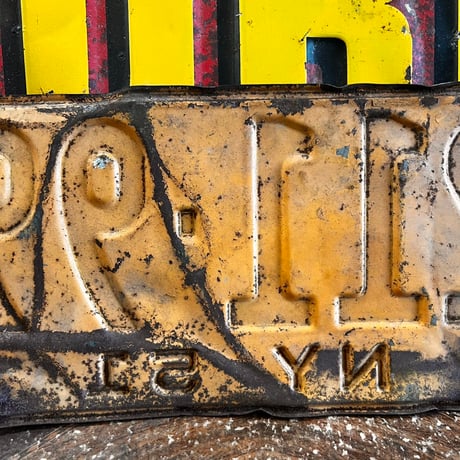 【希少!!】Vintage License Plate ニューヨーク州　18-144-3