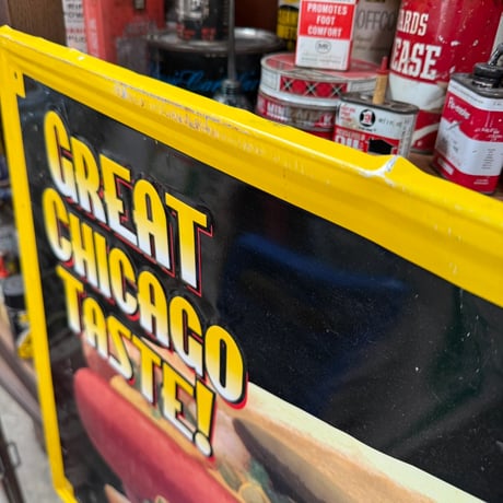 Vintage RED HOT CHICAGO 看板 20-367-1