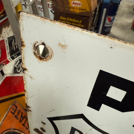Vintage PHILLIPS 66 琺瑯 看板 1950'S 20-190