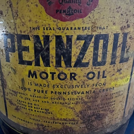 Vintage PENNZOIL OIL CAN 19-158
