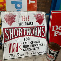SHORTHORNS ヴィンテージ　看板　11-95