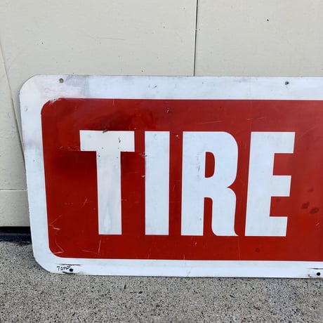 TIRE BARGAINS　ヴィンテージ　両面看板　14-356