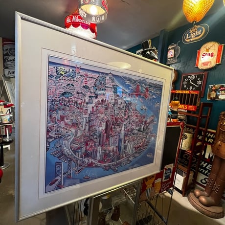 Vintage San Francisco Poster Ed Teitcher 10-191