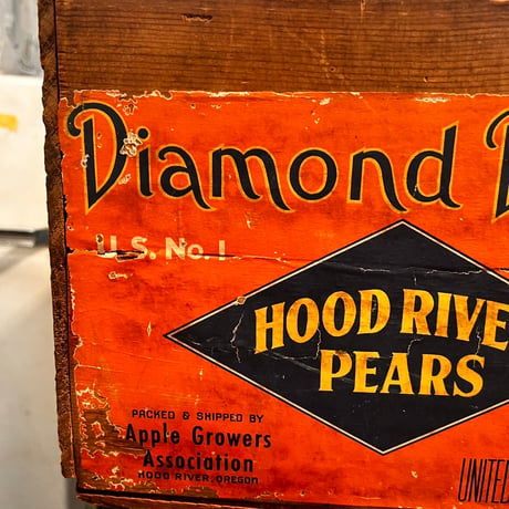 Vintage Diamond Brand WoodCrate 20-430