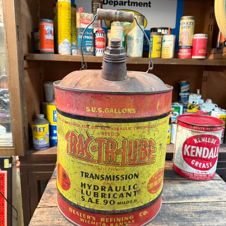 Vintage REED’S TRACTR-LUBE 5ガロン缶 21-297