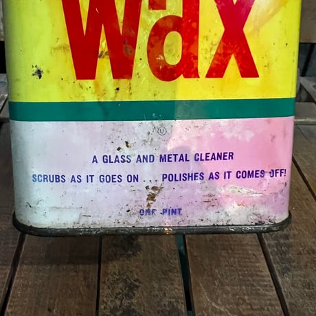 ヴィンテージ　Glass Wax　CAN 16-C-2