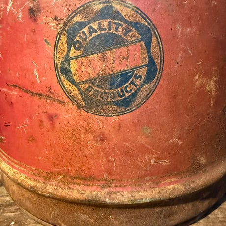 Vintage BUREAU PREMIUM MOTOR OIL オイル缶 20-362-2