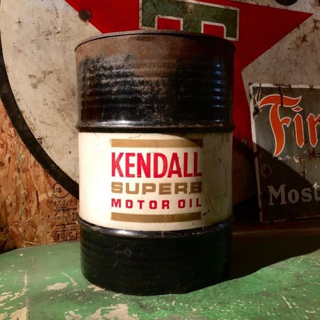 Kendall ケンドール ヴィンテージ オイル缶 ドラム缶 Big