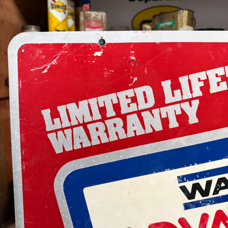 Vintage WALKER ADVANTAGE MUFFLER 両面サイン 21-86