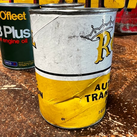 TEXACO ReXOL ARCO ヴンテージ　オイル缶　【3缶SET】　16-ｃ-80