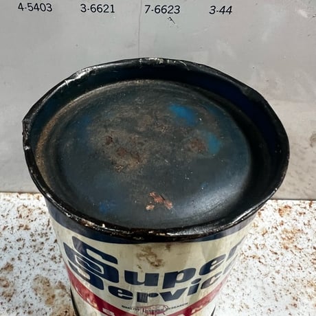 Vintage LUBRICANTS OIL 缶　16-c-25