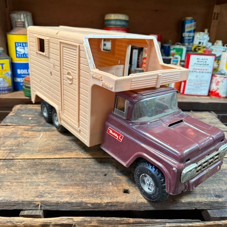Vintage Buddy L Stables Horse Transport Trailer ミニカー 16-294