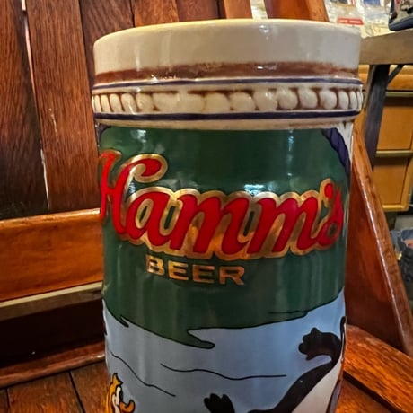 Vintage 1991 Hamm's Bear Beer ジョッキ 17-314