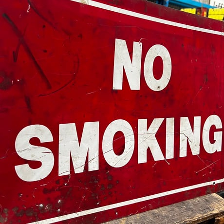 Vintage NO SMOKING SIGN 19-108-43