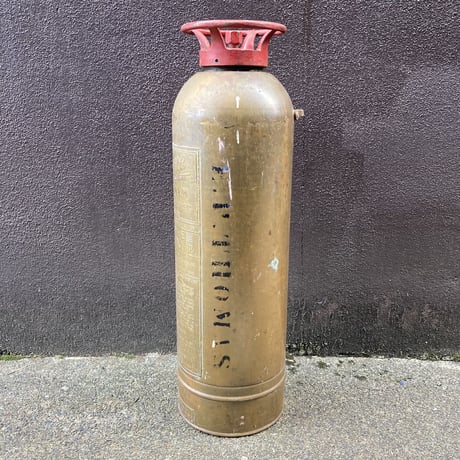 ヴィンテージ　Pyrene社製　真鍮　消火器　15-84