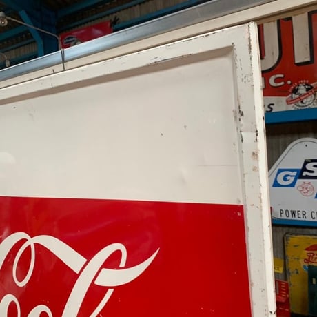 CocaーCola 1970s コカ・コーラ ヴィンテージ看板　(10)68