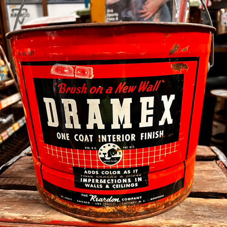 Vintage　DRAMEX　バケツ　20-339