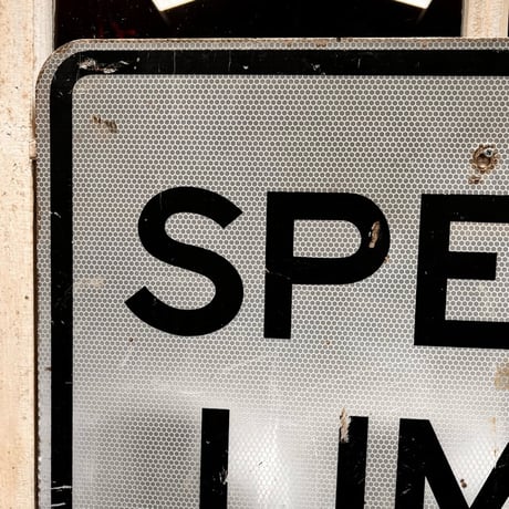 Vintage ロードサイン SPEED LIMIT 40 19-108-73
