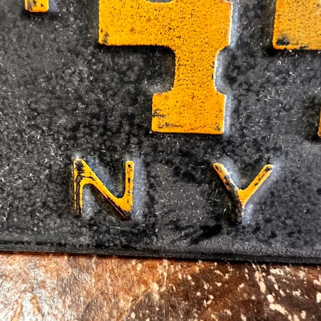 【希少!!】Vintage License Plate ニューヨーク州　18-144-11