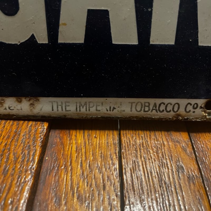 Vintage WILD WOODBINE CIGARETTES SIGN 琺瑯 18-51