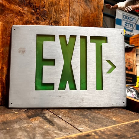 Vintage EXIT SIGN