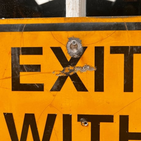 Vintage EXIT SIGN 19-105-23
