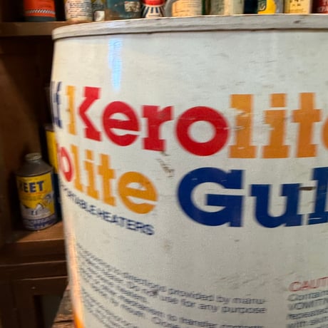 Vintage Gulf Zerolite 5ガロン缶 21-285-8