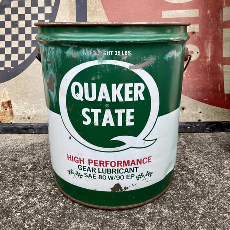 QUAKER STATE　ヴィンテージ　オイル缶　16-339