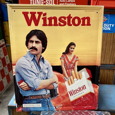 Winston　ヴィンテージ　看板　14-8-2