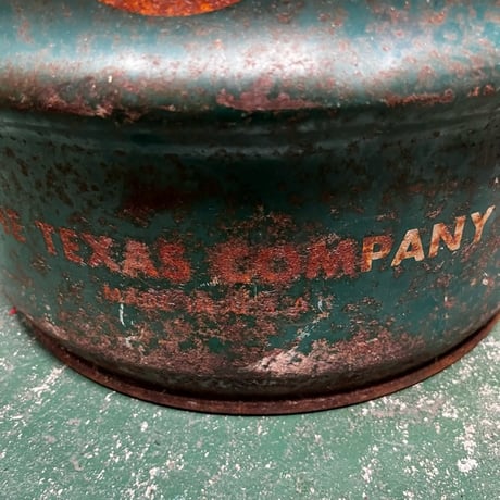 Vintage TEXACO OIL CAN 蓋つき 14-83