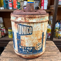Vintage UNICO Motor Oil オイル缶 20-25 | BigBear On