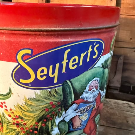 Vintage Seyfert’s ポテトチップス クリスマス限定 ディスプレイ缶 21-41-2