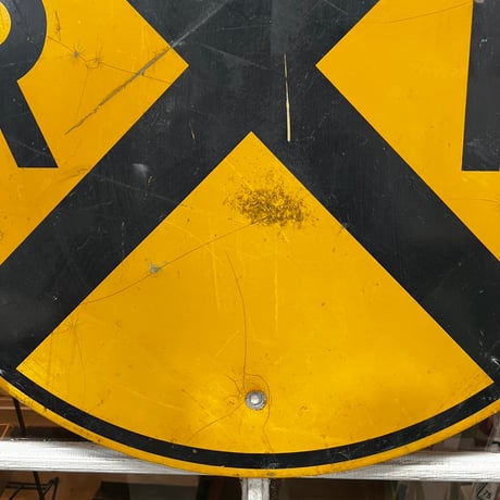 Vintage Road Sign 鉄道踏切 18-227-64