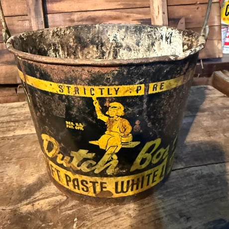 Vintage Dutch Boy Soft Paste White Lead バケツ 20-283