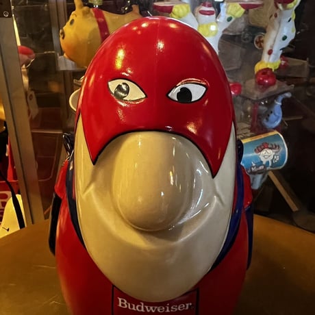 ヴィンテージ　Budweiser　BUD MAN Beer mug　16-99