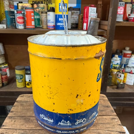 Vintage SUNOCO オイル缶 20-362-1