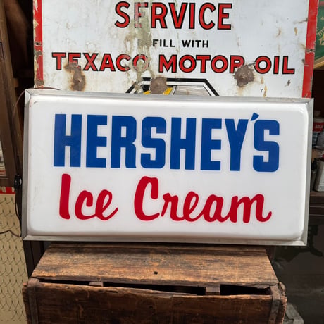 Vintage HERSHEYS IceCream ライト看板 20-138