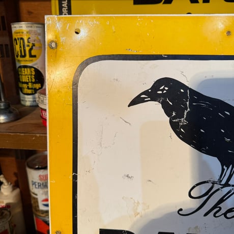 Vintage RAVEN 両面看板 17-362-13