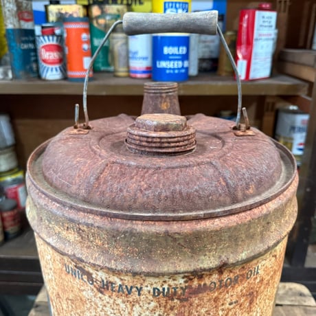 Vintage UNICO Motor Oil オイル缶 20-25