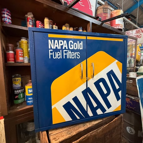 Vintage NAPA Gold Fuel Filters キャビネット 21-237