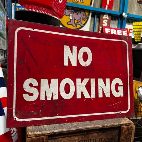 Vintage NO SMOKING SIGN 19-108-43