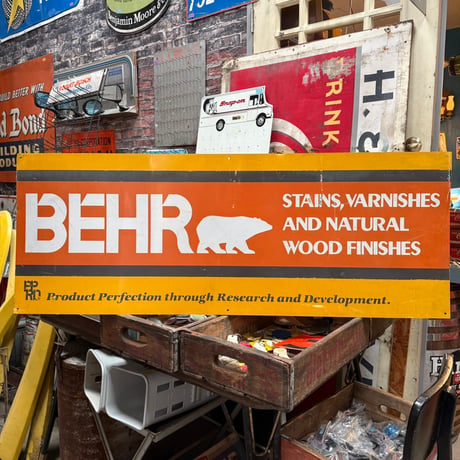 Vintage BEHR  Advertising 看板 21-252