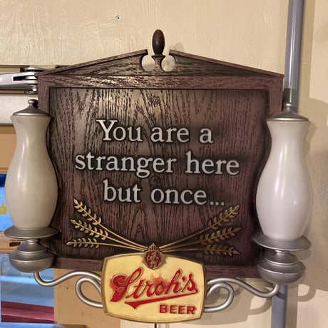 STROH′S BEER　ヴィンテージ　ウォールライト　14-162