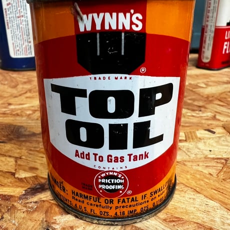 Vintage WYNN’S TOP OIL CAN 16-c-56