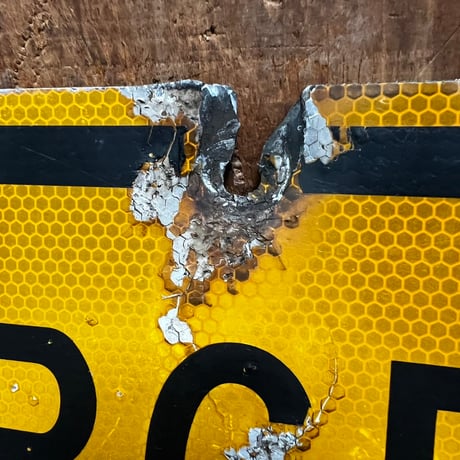 Vintage ROADSIGN 18-227-73
