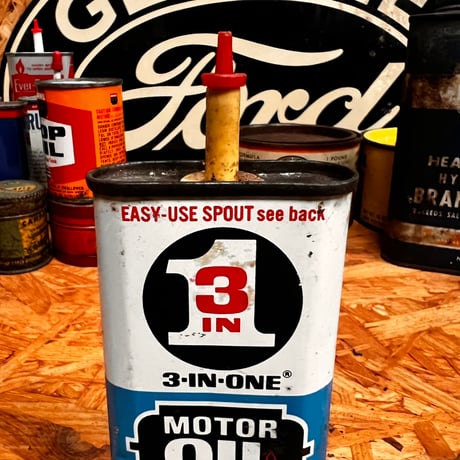 Vintage 3-IN-ONE MOTOR Oil Can 16-c-74