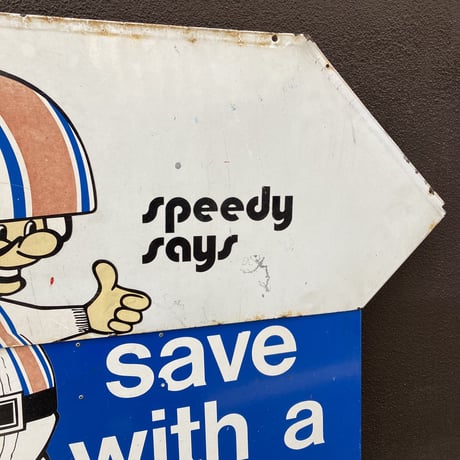speedy ヴィンテージ看板　　15-342